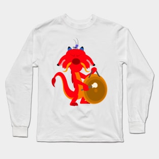 Minimalist Mushu & Cri-Kee Long Sleeve T-Shirt